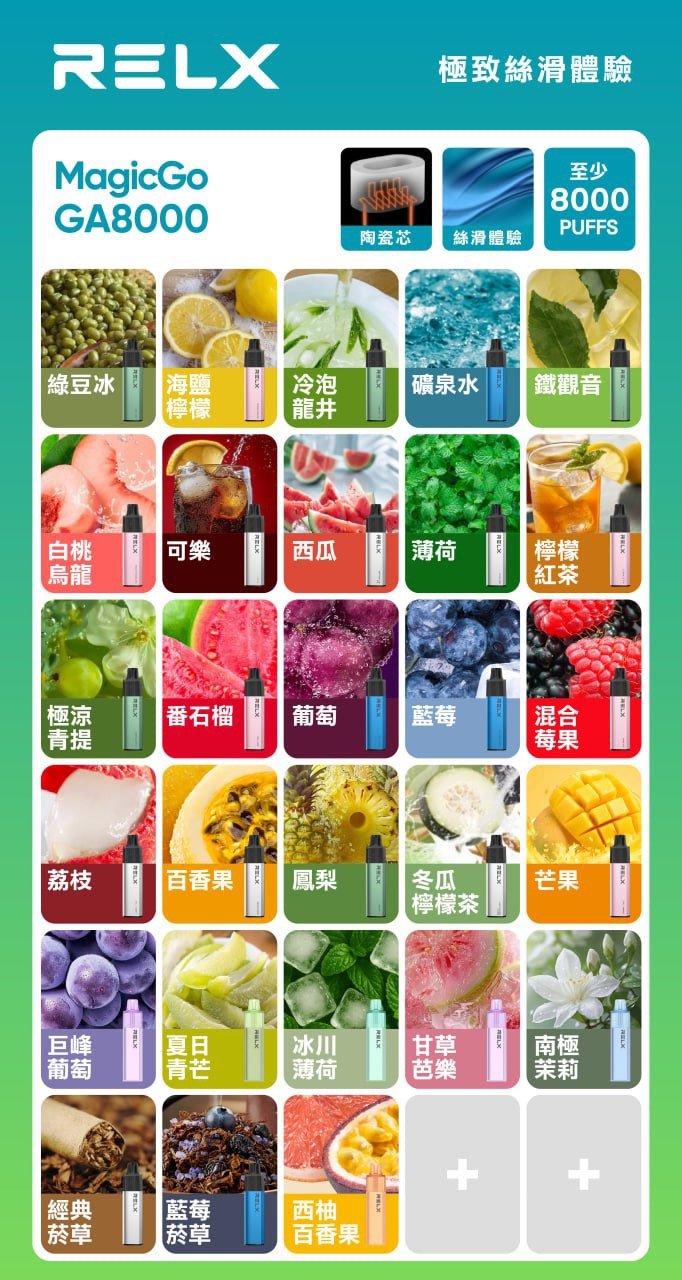 RELX 悅刻 一次性G8000口:圖片 5